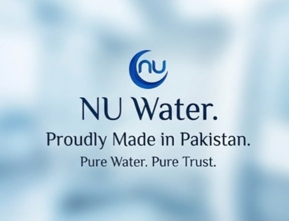 NU Water proudly made in Pakistan